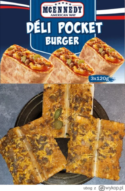 ubog - Burger pocket nawet daje rade jak za dychę, dodatkowo jak kto nie przepada za ...