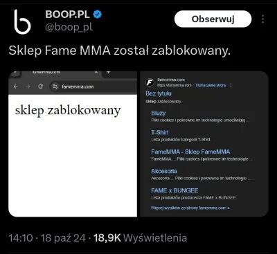 klaudia-mazurek00 - #famemma A stronkę Doze, też zamknęli dzień przed aresztowaniem (...