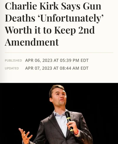 kapitannowakowskikolegamoimbyl - @wshk: Pisanie, że Charlie Kirk był "konserwatywnym ...