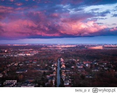belu_p - Wrocław, poniedziałkowy zachód słońca wystrzelił kolorami. :)

#wroclaw #dzi...
