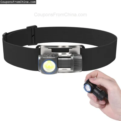 n____S - ❗ Astrolux HM01 Lightweight L-Shape Running Headlamp 800lm White Red LED
〽️ ...