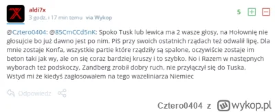 Cztero0404 - Czyli rozumiem, że jeśli ktoś skrytykuje naganną postawę Grzegorza Braun...