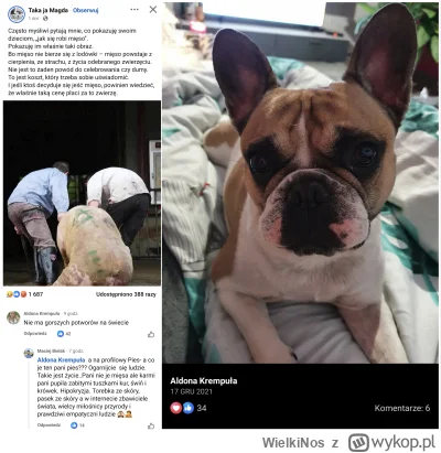 WielkiNos - @yetanotheruser psiarzy to nie obchodzi bo mięsko dla ich piesków jest ze...