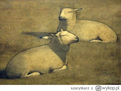 szarytkarz - "Study of Two Sheep"
Maxwell Gordon Lightfoot (1886–1911)
#sztuka #malar...