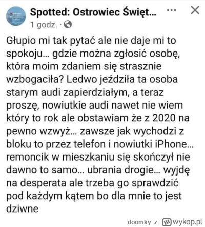 doomky - Donos jest najwyższą formą dojrzałości obywatelskiej i społecznym obowiązkie...