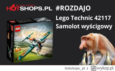 hotshops_pl - Hej #wykop rozdajemy #lego

Z okazji #blackfriday robimy #rozdajo

Rozd...