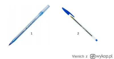 Vienich - 11.
Który z tych 2 długopisów wolisz?

#glupiewykopowezabawy #ankieta #codz...