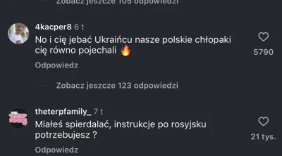 Kantar - Ukrainiec dostarcza jedzenie. Ścieżka rowerowa idzie dwóch patusów którzy na...