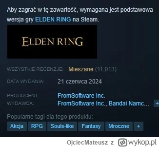 OjciecMateusz - Osoby recenzujące DLC przed premierą dały 9,5/10
I tak sobie mysle cz...