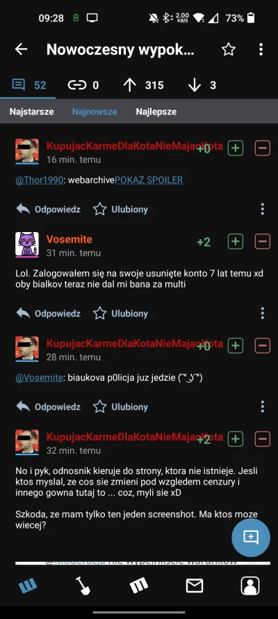 pet29061988 - piękne są te nachodzące plusy jak ktoś ma długi nick ( ͡º ͜ʖ͡º) Macki z...