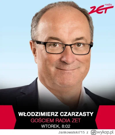 Jankowalski715 - Jutro porannym gościem Radia Zet Włodzimierz Czarzasty - jeden z prz...