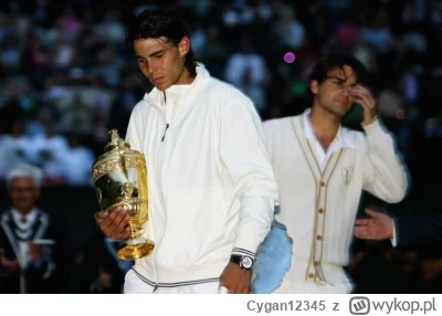 Cygan12345 - Echhh obejrzałby człowiek jeszcze raz takie meczazo na Wimbledonie
#teni...