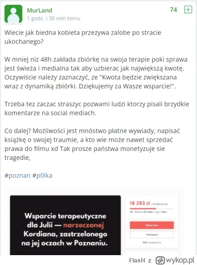 FlasH - Wiecie jak facet przeżywa utratę ukochanej?

Bierze pistolet i #!$%@? gościa,...