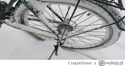 CrazyxDriver - Już za 3-4 miesiące rowerki wytrwalych w zimowej jeździe tak będą wygl...