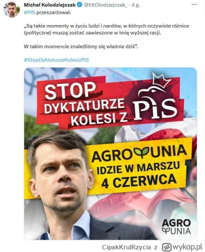 CipakKrulRzycia - #agrounia #bekazpisu #twitter #rolnictwo #polska #polityka żarty si...