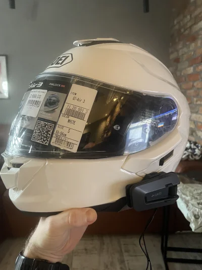 wiktorbo - #motocykle 
Popełniłem właśnie adapter do Shoei Neotec3/GtAir3 żeby w miej...