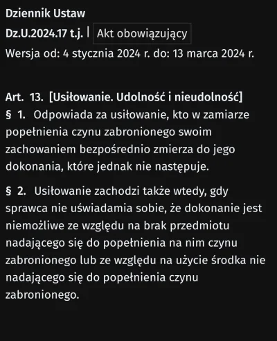 January-zwiedza-szpary - @An-Dagda 
 Prawo kara za popelnienie przestepstwa, a nie za...