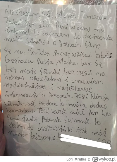 Lofi_Mrufka - Może mały wykop efekt? 

Kartka znaleziona na przystanku w centrum Wars...