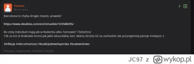 JC97 - Spadkowicz kiedy krytykuje za drogie mieszkania w Polsce:

Nie no, nie nadaje ...