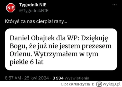 CipakKrulRzycia - #tygodniknie #polityka #orlen #bekazpisu #bekazkatoli