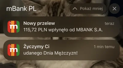 Rabusek - O kurde dzieki @mBank ( ͡° ͜ʖ ͡°)

#dzienmezczyzn #mbank