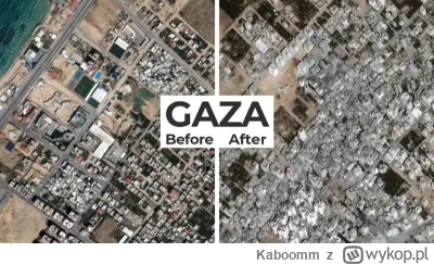 Kaboomm - Gaza jest bardziej zaludniona niż Warszawa. 
Nie da się tam "selektywnie bo...