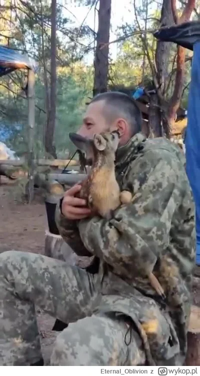Eternal_Oblivion - ukraińcy znaleźli bambi

#ukraina #wojna #zwierzeta