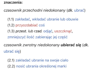 Walimbrachol - @siepan: Czy ty właśnie szukasz dziury w całym, bo napisałem „ubierają...