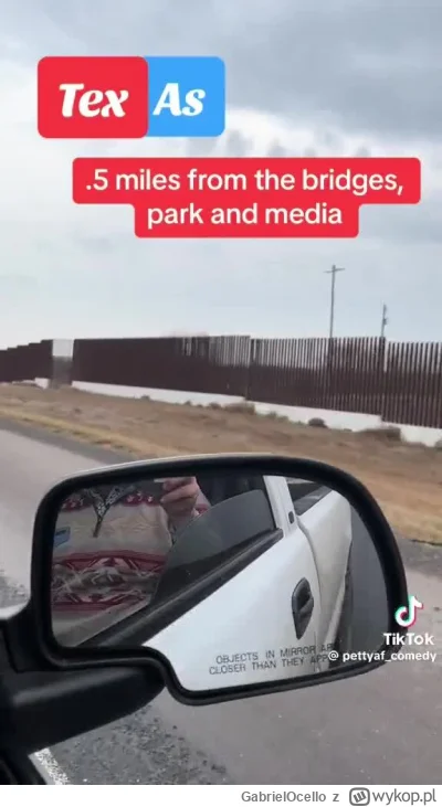 GabrielOcello - Ciekawe wideo pokazujące otwarte niestrzeżone bramy na granicy w Texa...