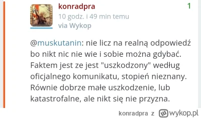 konradpra - @opalziel: akurat ja myślę dokładnie tak samo, co więcej  napisałem to ju...