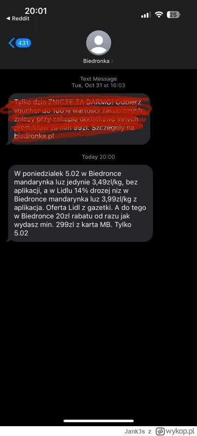 Jank3s - Zajebisty marketing #biedronka. Praktyki mieliście w #tvpis ?