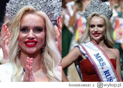 Soniakowski - Mrs Russia World 2023 została Natalia Oskar. Pokonała ona ponad 80 ucze...