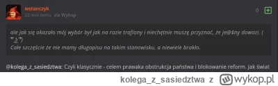 kolegazsasiedztwa - ja pier@#$lę z kim ja tu siedzę.
Czaicie że wg neuropka dywagacje...