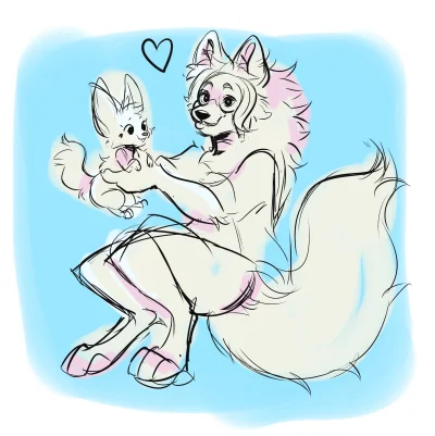 Foxing - Heya, it's me!
Uwielbiam gdy artyści rysują moje postacie w swoim stylu, każ...