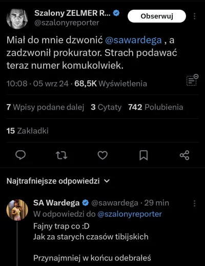 atakpadaczki - Szalony Zelmer zaskoczony telefonem Pana prokuratura jakby co najmniej...