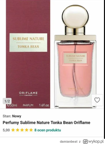 damianbeat - Czy ma ktoś przypadkiem na sprzedaż perfumy  sublime nature tonka bean? ...