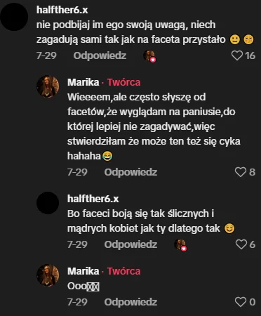 1-1-1-1 - tymczasem na wykopie w innej gęstości: faceci do ciebie nie podbijają, bo j...