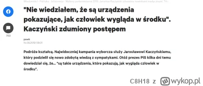 C8H18 - @Zbruzman: To patrz. USG istnieje grubo ponad pół wieku, a Kaczyński dopiero ...