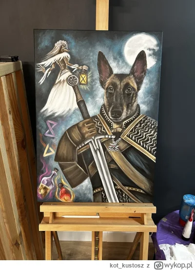 kotkustosz - Namalowałam dla Mirabelki psiego wiedźmina ( ͡° ͜ʖ ͡°)
Fotki modela w ko...
