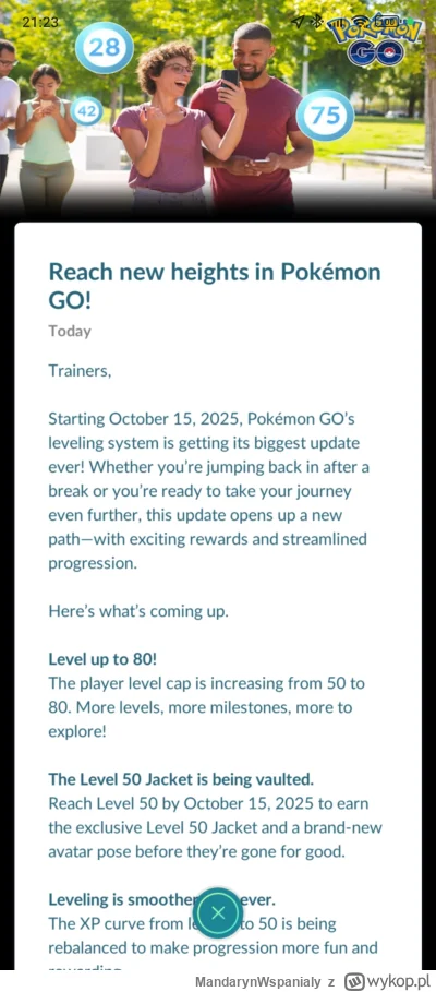 MandarynWspanialy - #pokemongo
O kurde, nadchodzi level 80 ( ͡º ͜ʖ͡º)