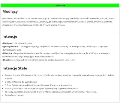 dendrofag - @AlboGruboAlboFcale2009, @DominiCanes, @Igtorn, @JonaszSynGrazyny, @Kalaf...