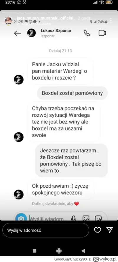 GoodGuyChucky93 - @Tabasco666: Taaaa. Jacula poddymic potrafi i to mu trzeba przyznać...