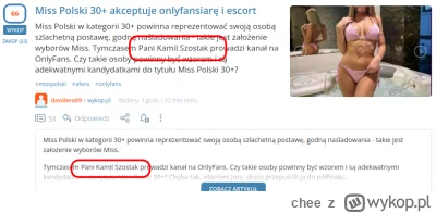 chee - To wrzuca ten szajs ostatnio?