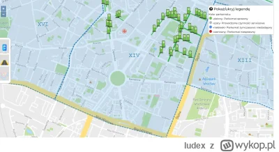 Iudex - Czy ta mapka jest aktualna i na Sudeckiej jeszcze nie wprowadzili płatnego pa...