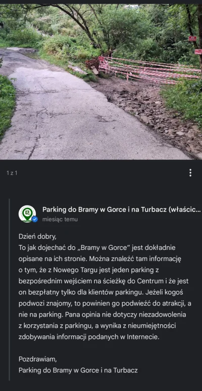 January-zwiedza-szpary - @Blew pa na tego asa:

Za przejście przez parking do szlaku ...