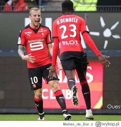 MatiasdeBur - #mecz nie muszę chyba przypominać, od kogo Dembele zdobywał pierwsze ra...