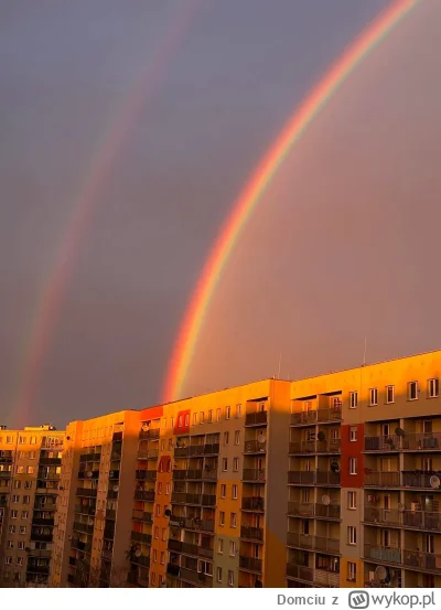 Domciu - Tęcza w styczniu we Wrocławiu prezentuje się zacnie.
#wroclaw