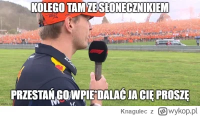 Knagulec - #f1 Max już musi ustawiać do pionu kibiców