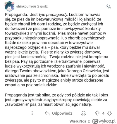WielkiNos - @Lolenson1888 psiarska propaganda.