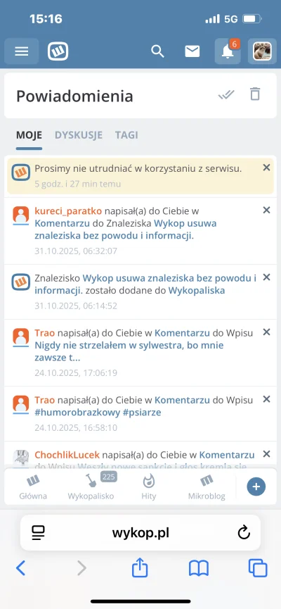 wolny_kot - Halo @Moderacja o co chodzi z takim komunikatem? Nie idzie w to kliknąć. ...